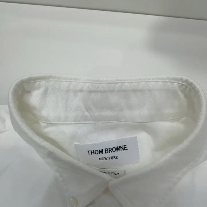 Thom Browne Thom Browne Button-Up Long Sleeve Shirt for Men Size US M / EU 48-50 / 2 - 6 Thumbnail