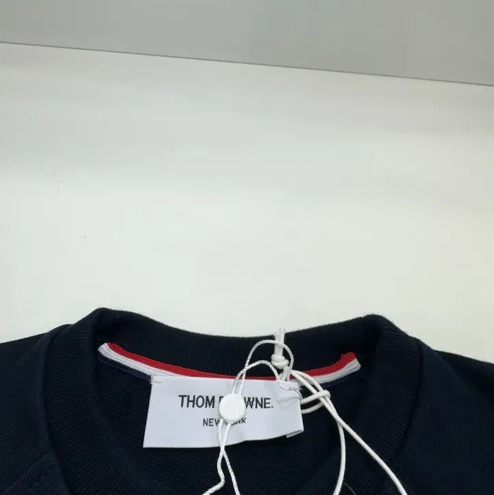Thom Browne Thom Browne Kids' Crewneck Sweatshirt in Navy Size US S / EU 44-46 / 1 - 4 Thumbnail