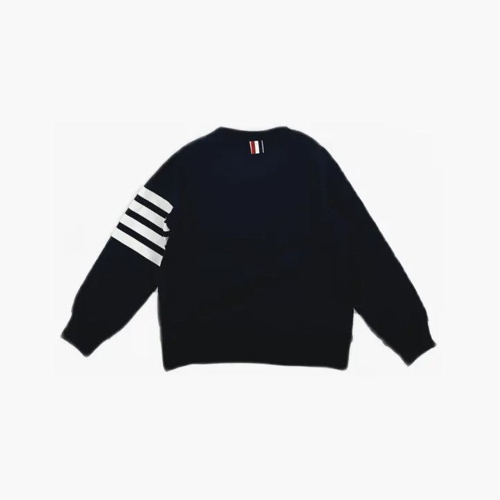 Thom Browne Thom Browne Kids' Crewneck Sweatshirt in Navy Size US S / EU 44-46 / 1 - 3 Thumbnail