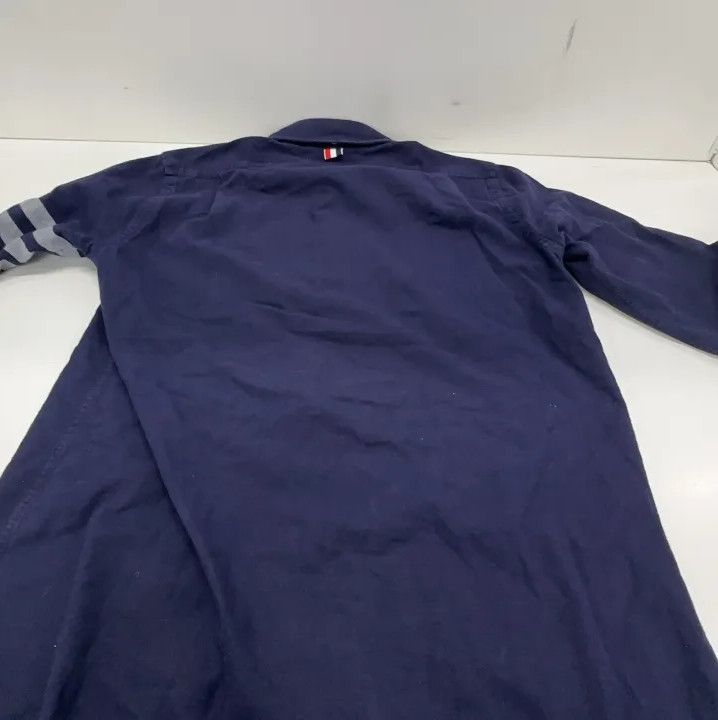 Thom Browne Thom Browne Classic Navy Long Sleeve Shirt Size US S / EU 44-46 / 1 - 10 Thumbnail
