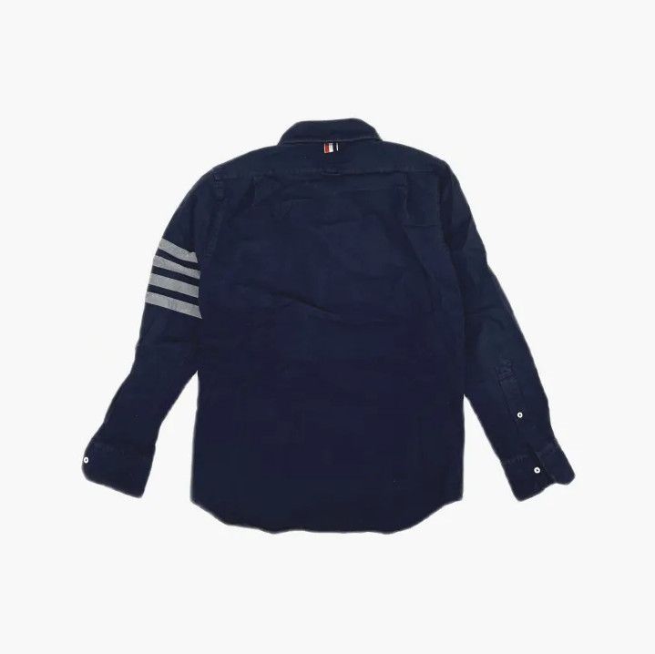 Thom Browne Thom Browne Classic Navy Long Sleeve Shirt Size US S / EU 44-46 / 1 - 3 Thumbnail