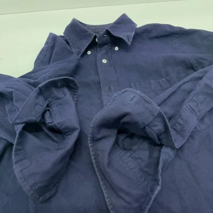 Thom Browne Thom Browne Classic Navy Long Sleeve Shirt Size US S / EU 44-46 / 1 - 9 Thumbnail