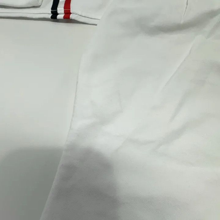 Thom Browne Thom Browne White Striped Long Sleeve Shirt Size US S / EU 44-46 / 1 - 14 Thumbnail