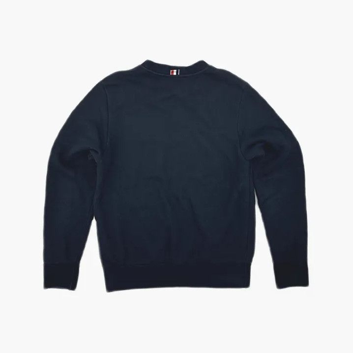 Thom Browne Thom Browne Navy Cotton Crew Neck Sweatshirt Size US S / EU 44-46 / 1 - 3 Thumbnail