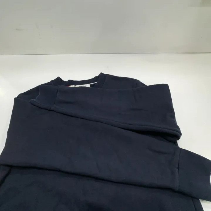 Thom Browne Thom Browne Navy Cotton Crew Neck Sweatshirt Size US S / EU 44-46 / 1 - 13 Thumbnail