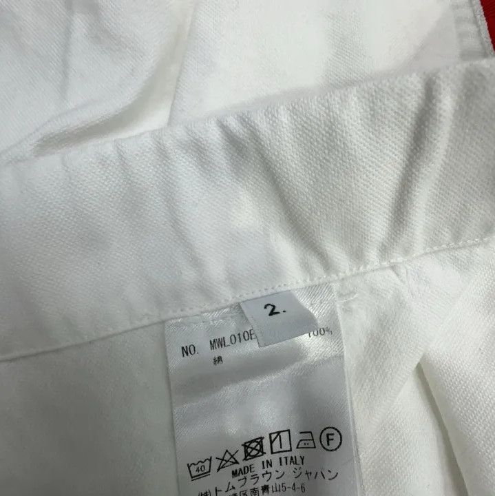 Thom Browne Thom Browne SS21 White Satin Oxford Shirt Size US S / EU 44-46 / 1 - 4 Thumbnail
