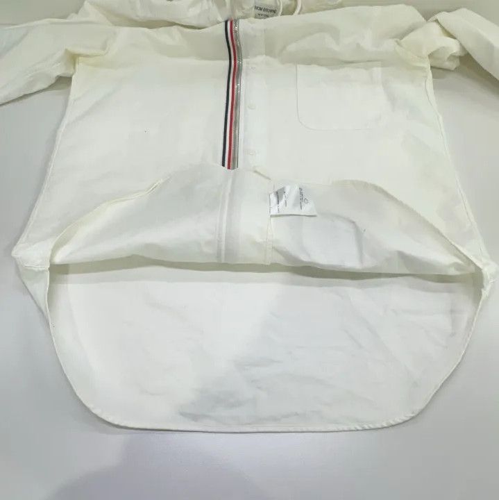Thom Browne Thom Browne Hooded White Oxford Shirt Size US S / EU 44-46 / 1 - 17 Thumbnail