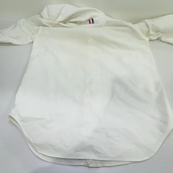 Thom Browne Thom Browne Hooded White Oxford Shirt Size US S / EU 44-46 / 1 - 20 Thumbnail