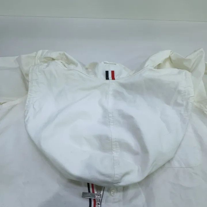 Thom Browne Thom Browne Hooded White Oxford Shirt Size US S / EU 44-46 / 1 - 9 Thumbnail
