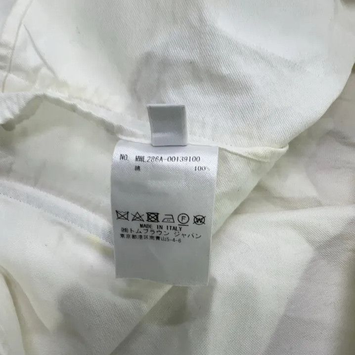 Thom Browne Thom Browne Hooded White Oxford Shirt Size US S / EU 44-46 / 1 - 5 Thumbnail