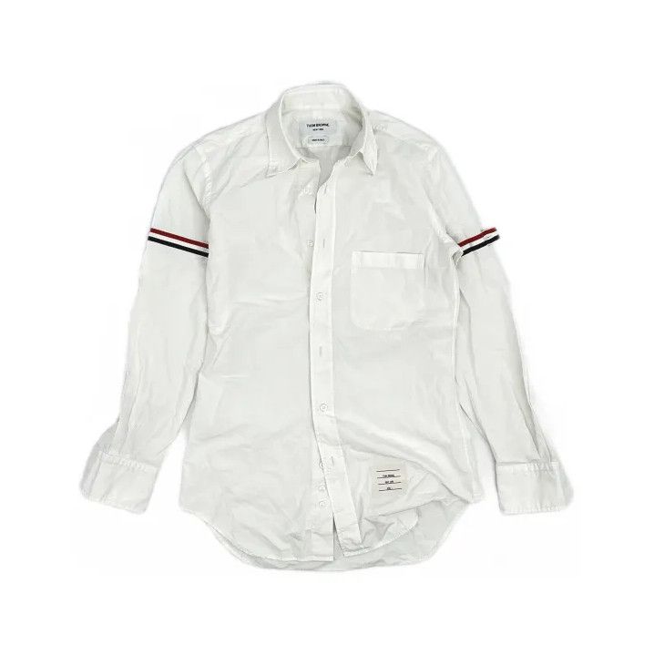 Thom Browne Thom Browne Classic Strip Long Sleeve Shirt Size US S / EU 44-46 / 1 - 2 Thumbnail