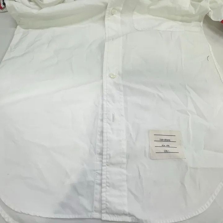 Thom Browne Thom Browne Classic Strip Long Sleeve Shirt Size US S / EU 44-46 / 1 - 6 Thumbnail