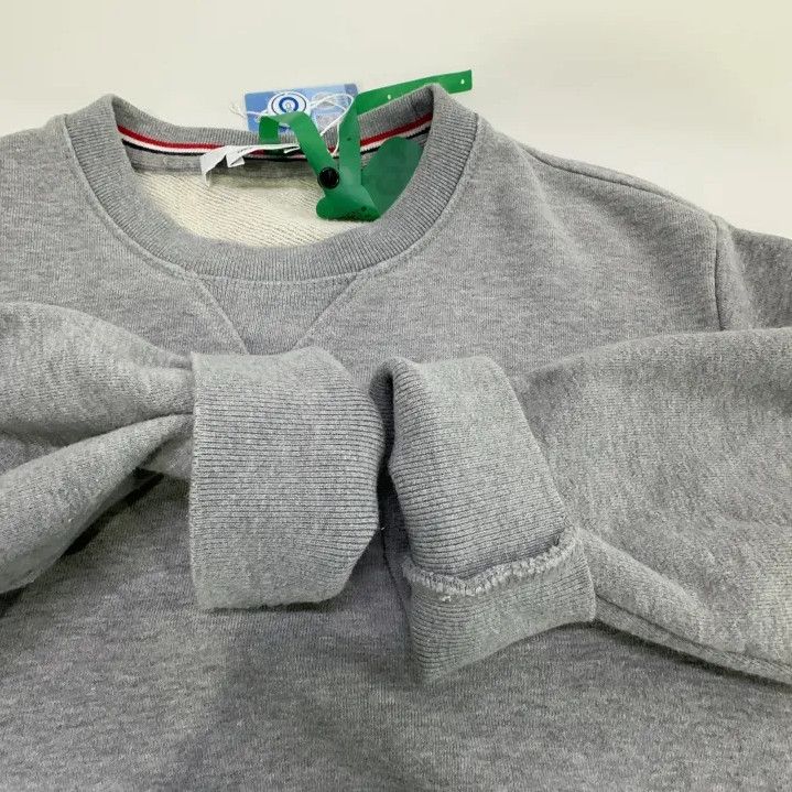 Thom Browne Thom Browne Classic Grey Crewneck Sweatshirt Size US L / EU 52-54 / 3 - 9 Thumbnail