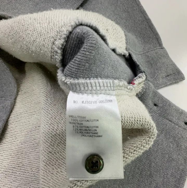 Thom Browne Thom Browne Classic Grey Crewneck Sweatshirt Size US L / EU 52-54 / 3 - 4 Thumbnail