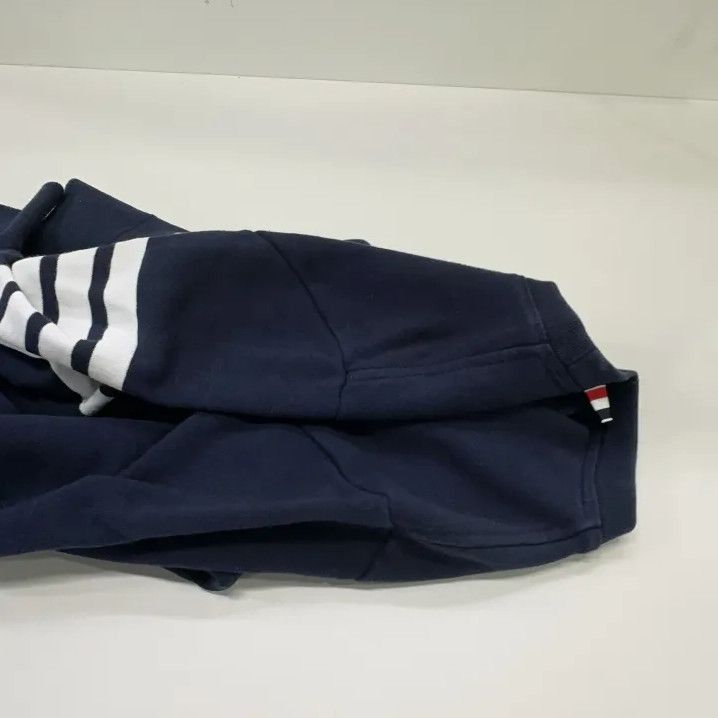 Thom Browne Thom Browne Classic Navy Sweatshirt with Stripes Size US L / EU 52-54 / 3 - 16 Thumbnail