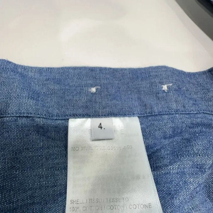 Thom Browne Thom Browne Classic Blue Long Sleeve Button-Up Shirt Size US M / EU 48-50 / 2 - 4 Thumbnail