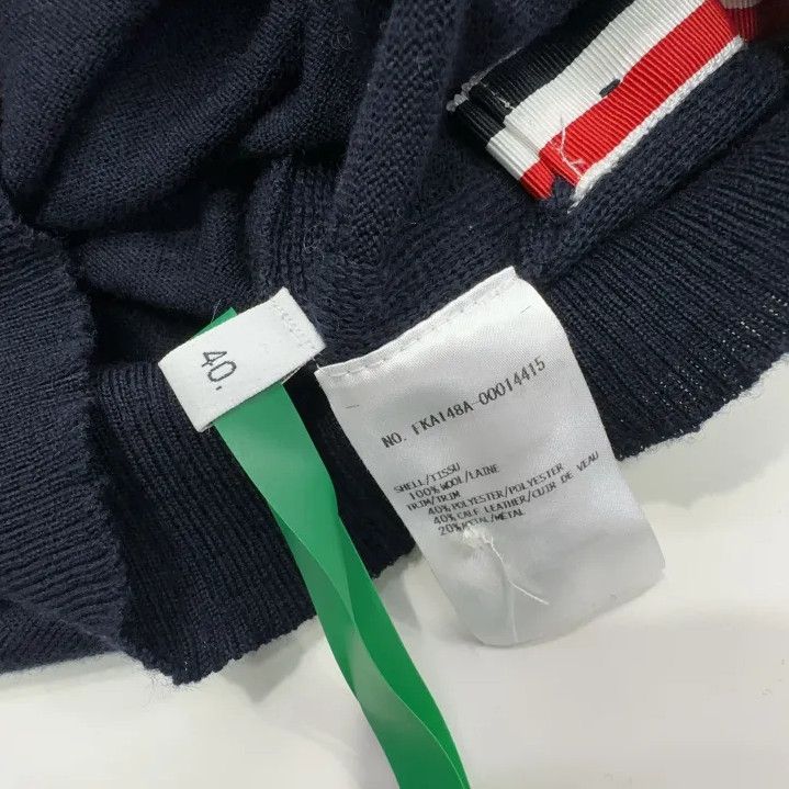 Thom Browne Thom Browne Navy Long Sleeve Cashmere Sweater Size US M / EU 48-50 / 2 - 5 Thumbnail