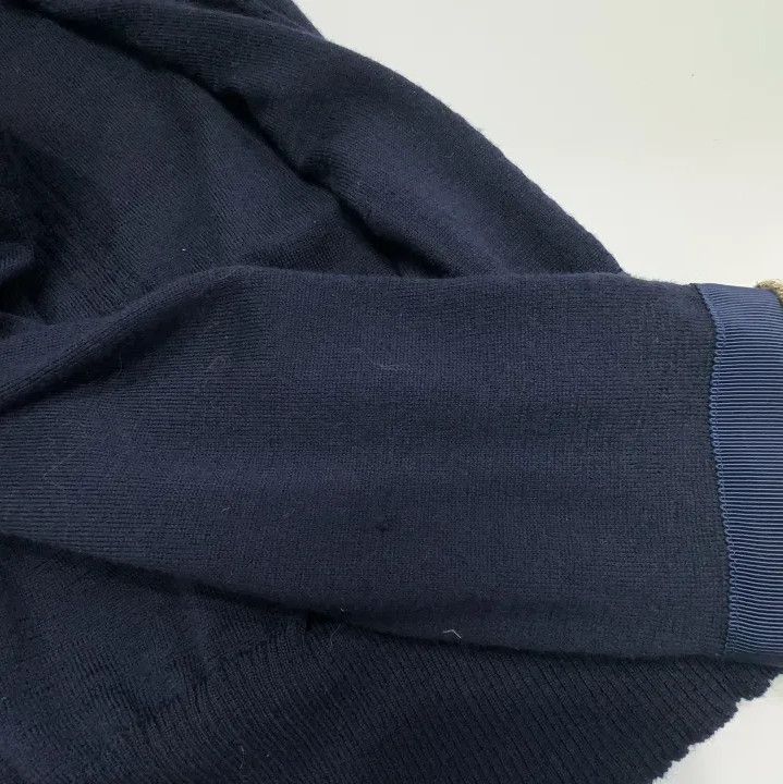Thom Browne Thom Browne Navy Long Sleeve Cashmere Sweater Size US M / EU 48-50 / 2 - 14 Thumbnail