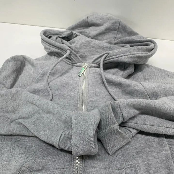 Thom Browne Thom Browne Gray Classic Zip Hoodie with Stripes Size US XS / EU 42 / 0 - 8 Thumbnail