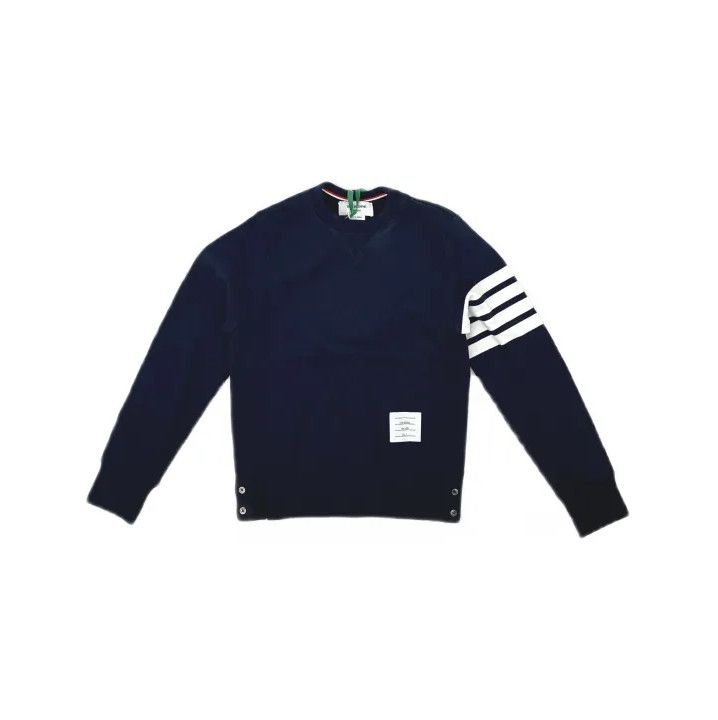 Thom Browne Thom Browne Classic Stripe Crewneck Sweatshirt Size US M / EU 48-50 / 2 - 2 Thumbnail