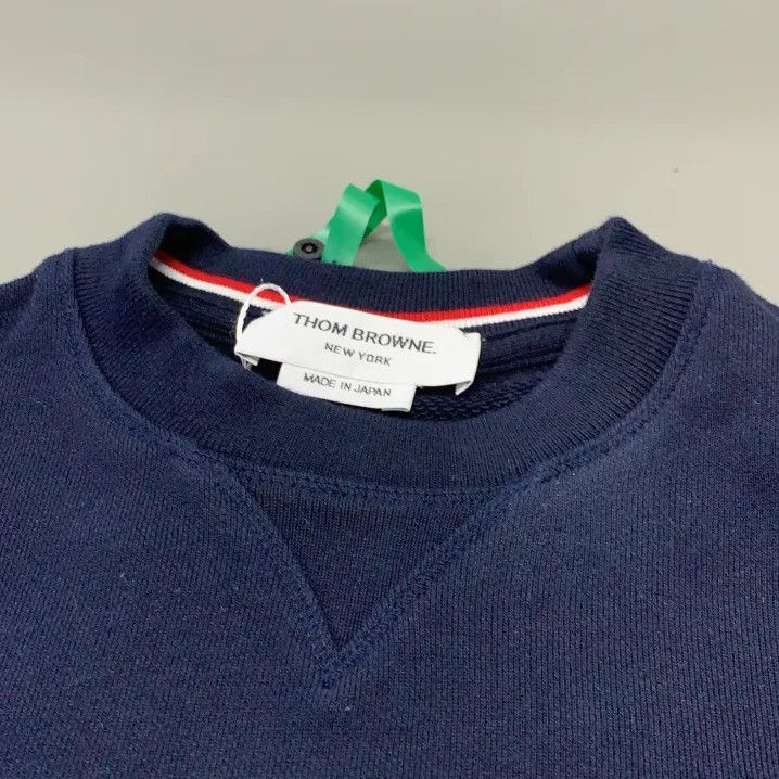 Thom Browne Thom Browne Classic Stripe Crewneck Sweatshirt Size US M / EU 48-50 / 2 - 11 Thumbnail