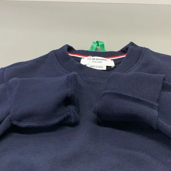 Thom Browne Thom Browne Classic Stripe Crewneck Sweatshirt Size US M / EU 48-50 / 2 - 8 Thumbnail