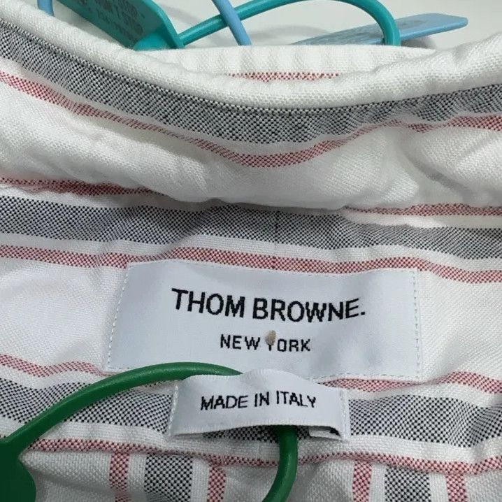 Thom Browne Thom Browne Striped Long Sleeve Button-Up Shirt Size US M / EU 48-50 / 2 - 4 Thumbnail
