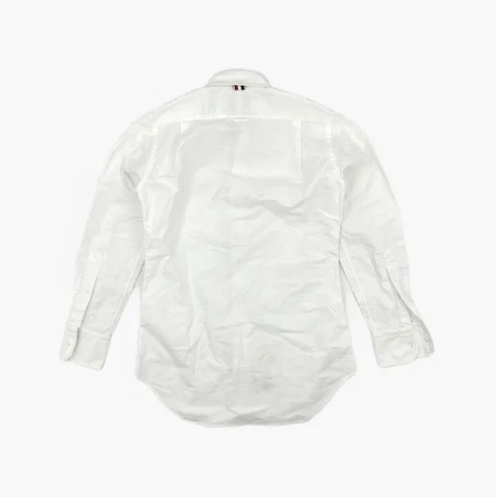 Thom Browne Thom Browne Striped White Button-Up Shirt for Men Size US M / EU 48-50 / 2 - 3 Thumbnail
