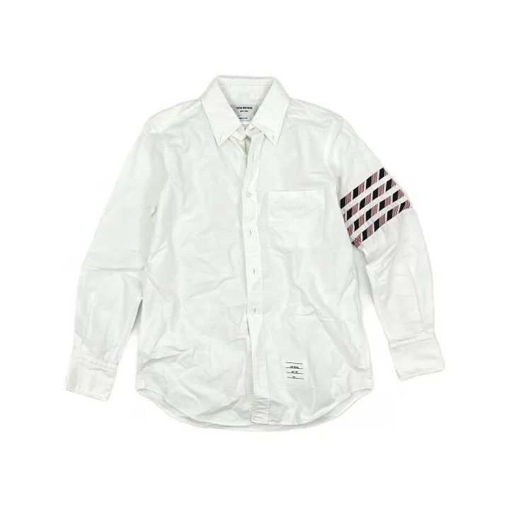Thom Browne Thom Browne Striped Long Sleeve Shirt for Men Size US S / EU 44-46 / 1 - 2 Thumbnail