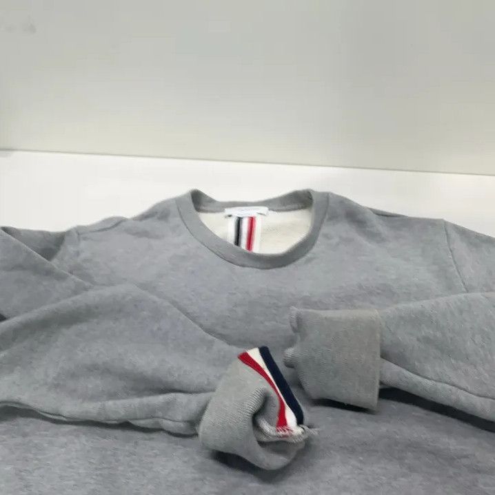 Thom Browne Thom Browne Gray Long Sleeve Sweatshirt for Men Size US M / EU 48-50 / 2 - 10 Thumbnail