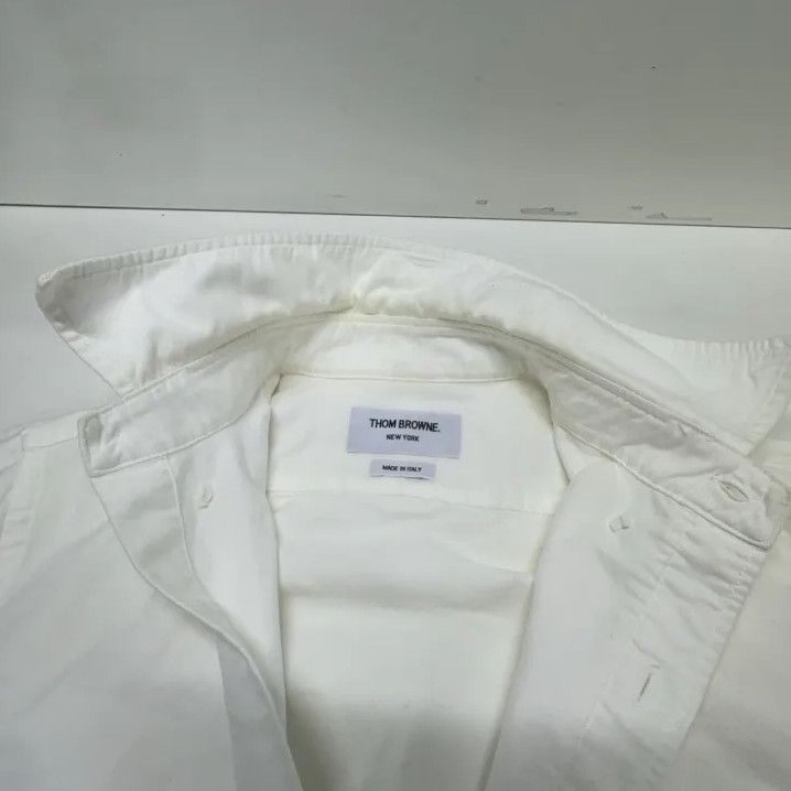 Thom Browne Thom Browne Striped Button-Up Long Sleeve Shirt Size US M / EU 48-50 / 2 - 7 Thumbnail