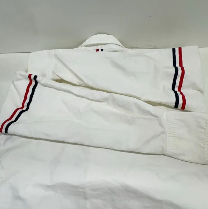 Thom Browne Thom Browne Striped Button-Up Long Sleeve Shirt Size US M / EU 48-50 / 2 - 15 Thumbnail