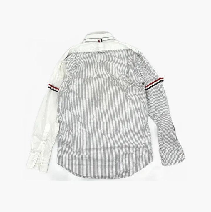 Thom Browne Thom Browne Striped Long Sleeve Shirt for Men Size US S / EU 44-46 / 1 - 3 Thumbnail