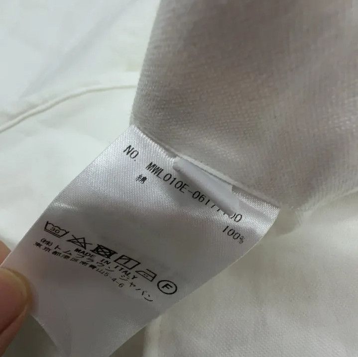 Thom Browne Thom Browne White Long Sleeve Oxford Shirt Size US S / EU 44-46 / 1 - 5 Thumbnail