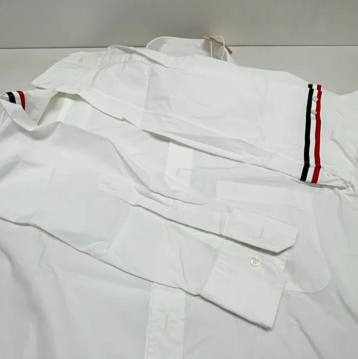 Thom Browne Thom Browne Classic Striped Long Sleeve Shirt Size US S / EU 44-46 / 1 - 11 Thumbnail