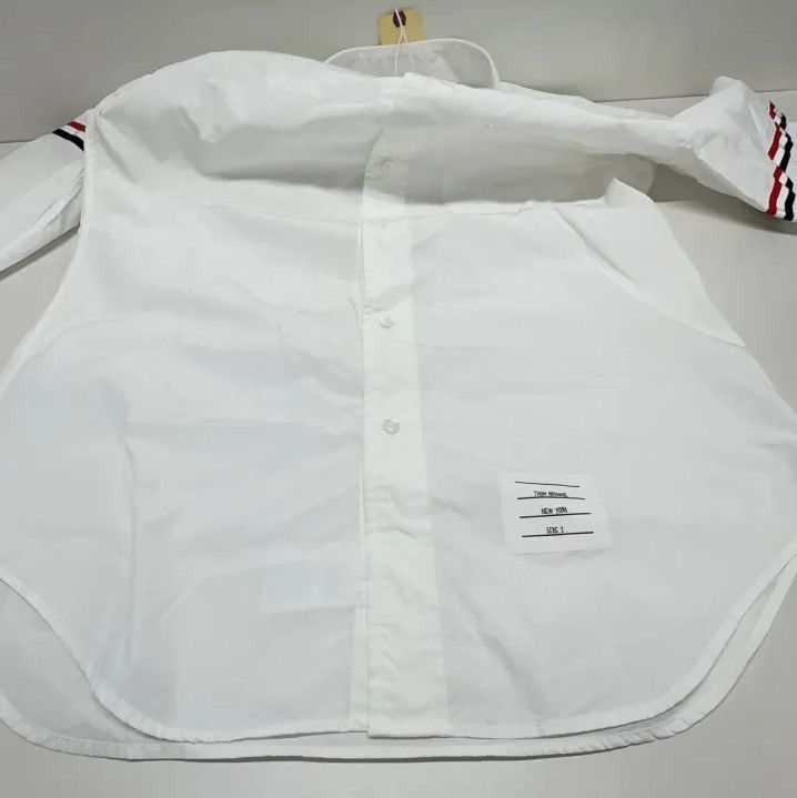 Thom Browne Thom Browne Classic Striped Long Sleeve Shirt Size US S / EU 44-46 / 1 - 9 Thumbnail