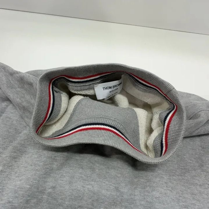 Thom Browne Thom Browne Classic Grey Long Sleeve Sweatshirt Size US S / EU 44-46 / 1 - 7 Thumbnail