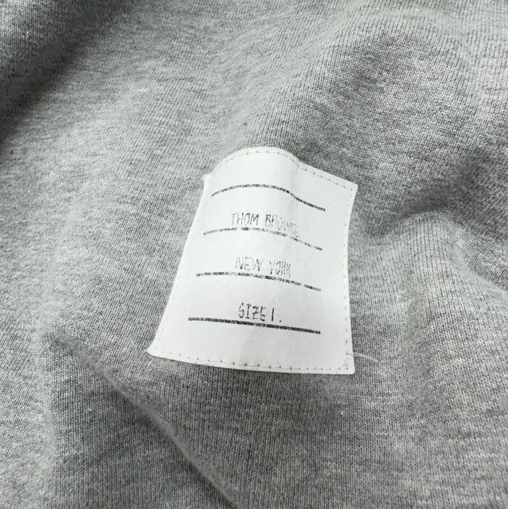 Thom Browne Thom Browne Classic Grey Long Sleeve Sweatshirt Size US S / EU 44-46 / 1 - 6 Thumbnail