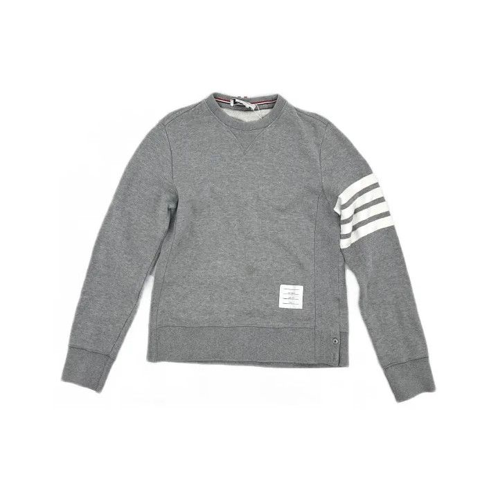 Thom Browne Thom Browne Gray Long Sleeve Sweatshirt Size US S / EU 44-46 / 1 - 2 Thumbnail