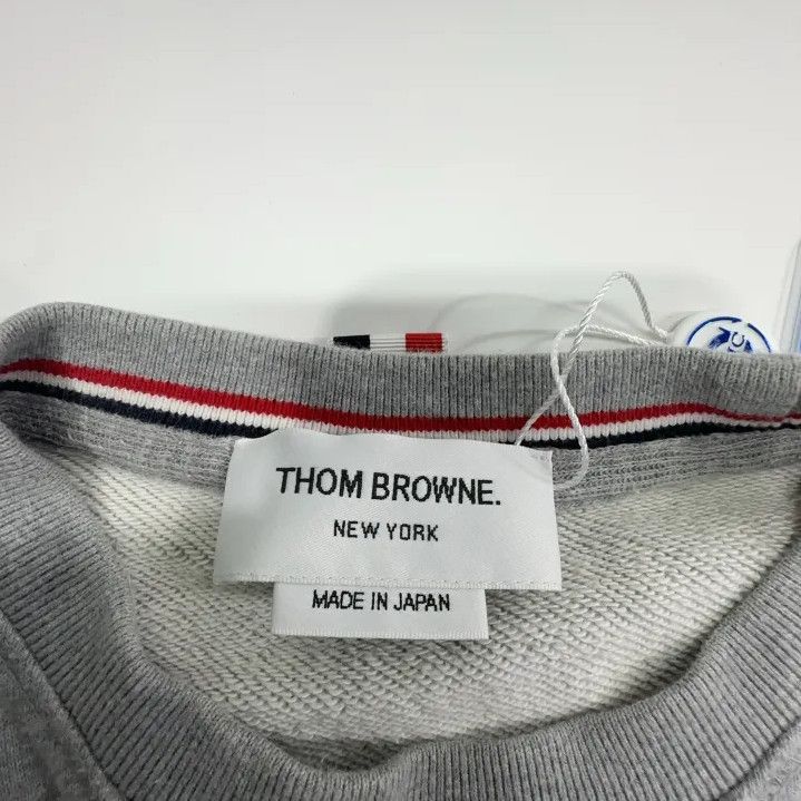 Thom Browne Thom Browne Gray Long Sleeve Sweatshirt Size US S / EU 44-46 / 1 - 4 Thumbnail