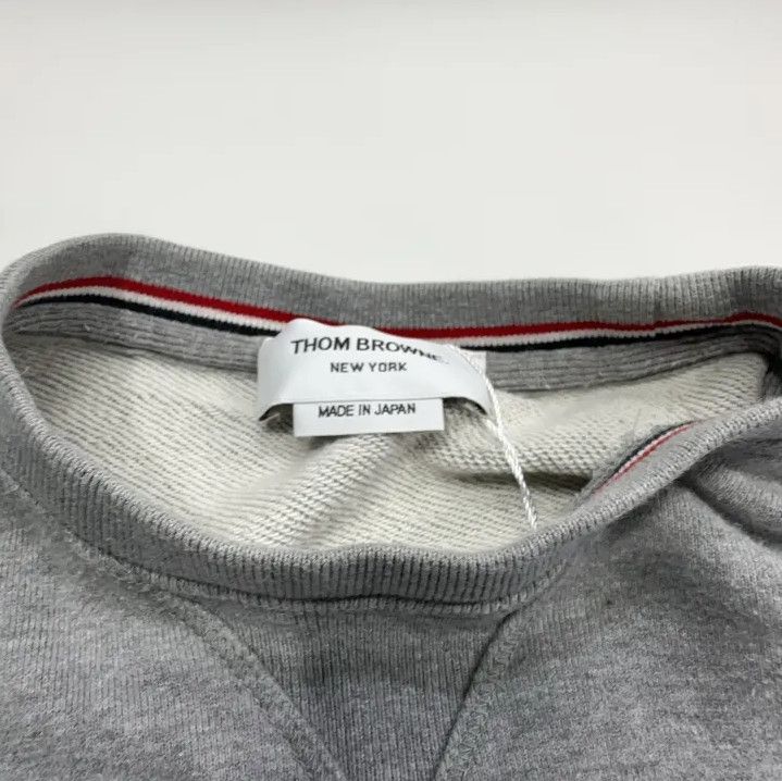 Thom Browne Thom Browne Gray Long Sleeve Sweatshirt Size US S / EU 44-46 / 1 - 6 Thumbnail