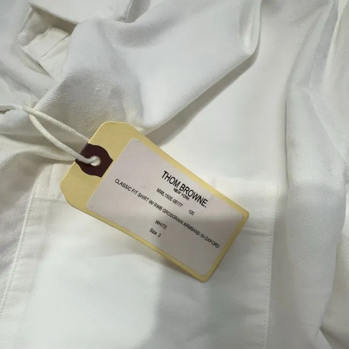 Thom Browne Thom Browne Striped Long Sleeve Shirt for Men Size US M / EU 48-50 / 2 - 4 Thumbnail