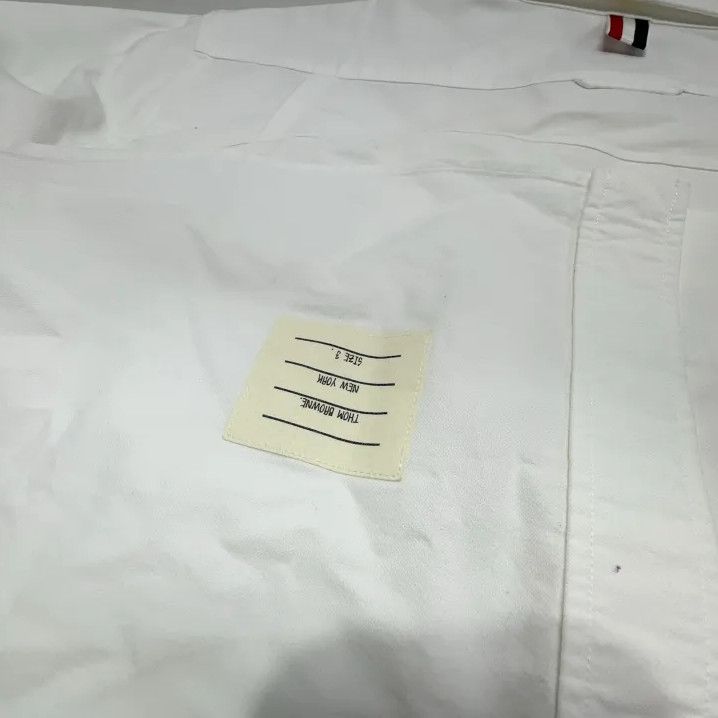 Thom Browne Thom Browne Striped Long Sleeve Shirt for Men Size US M / EU 48-50 / 2 - 10 Thumbnail