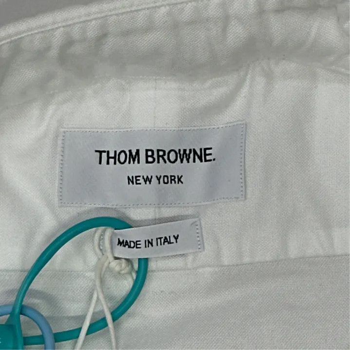 Thom Browne Thom Browne Striped Long Sleeve Button-Up Shirt Size US M / EU 48-50 / 2 - 4 Thumbnail