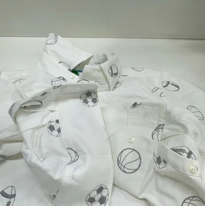 Thom Browne Thom Browne Printed Button-Up Long Sleeve Shirt Size US S / EU 44-46 / 1 - 10 Thumbnail