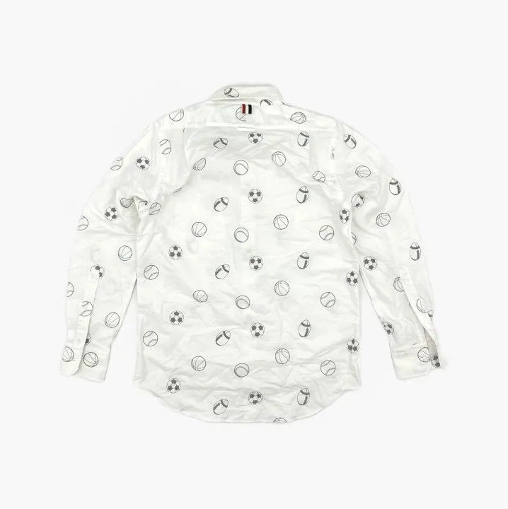Thom Browne Thom Browne Printed Button-Up Long Sleeve Shirt Size US S / EU 44-46 / 1 - 3 Thumbnail