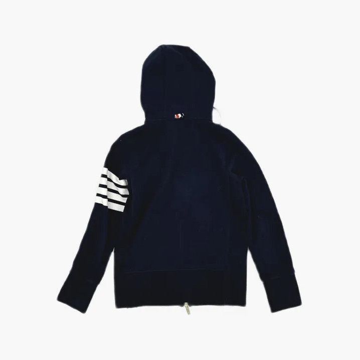 Thom Browne Thom Browne Classic Zip Hoodie with Stripe Design Size US M / EU 48-50 / 2 - 3 Thumbnail