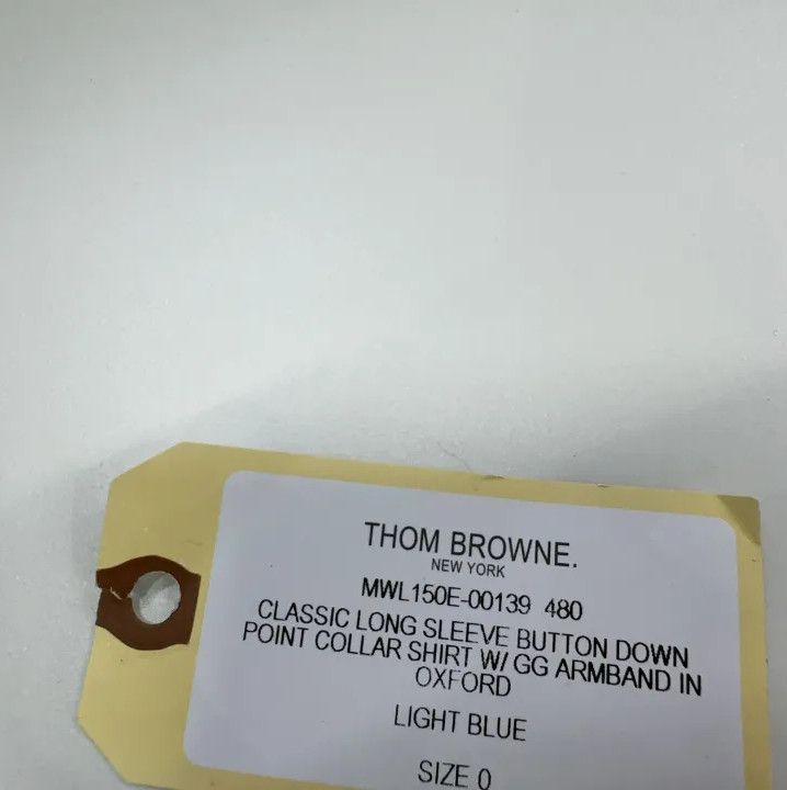 Thom Browne Thom Browne Classic Oxford Long Sleeve Shirt Size US M / EU 48-50 / 2 - 5 Thumbnail