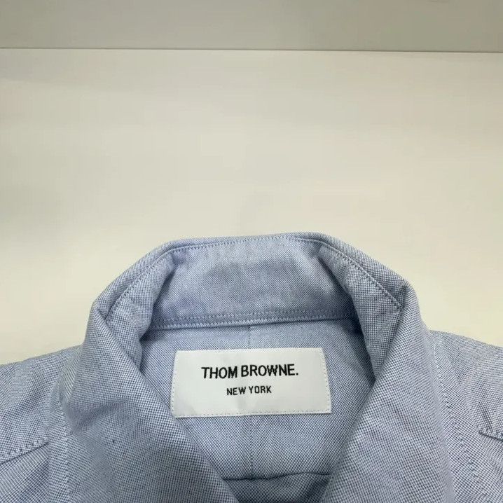 Thom Browne Thom Browne Classic Oxford Long Sleeve Shirt Size US M / EU 48-50 / 2 - 4 Thumbnail