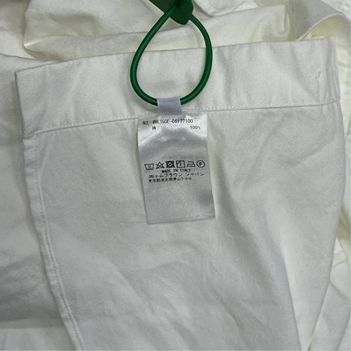Thom Browne Thom Browne White Long Sleeve Button-Up Shirt Size US S / EU 44-46 / 1 - 5 Thumbnail